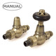 COM-ST-AB - Commodore Traditional Manual Radiator Valve - Antique Brass (Straight Manual) COM-ST-AB - Commodore Traditional Manual Radiator Valve - Antique Brass (Straight Manual)